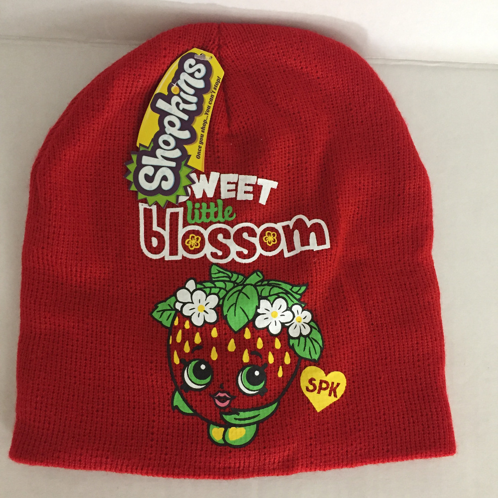 New SHOPKINS Sweet Little Blossom SPK Winter Hat
